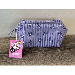 Primark Hello Kitty And Friends Kuromi Purple Plastic Toiletry Bag New BB38